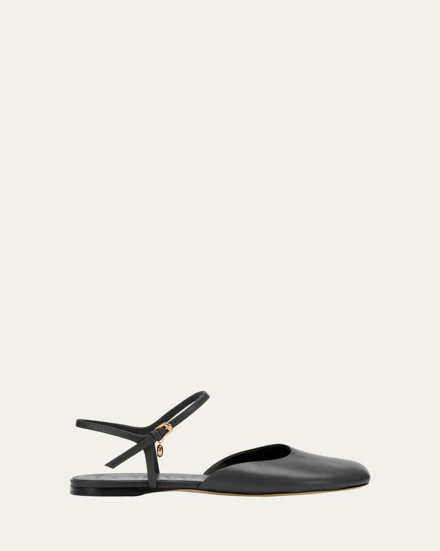 Toy Ankle-Strap Ballerina Flats
